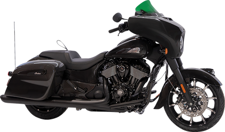 KLOCK WERKS Kolor Flare* Windshield - 10" - Green KWW-04-0639