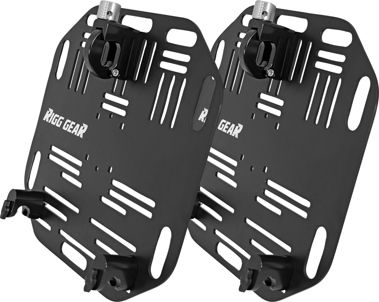 NELSON RIGG Flatbar Saddlebag Plates - RiggGear - Quick Release RG-QRP-FB