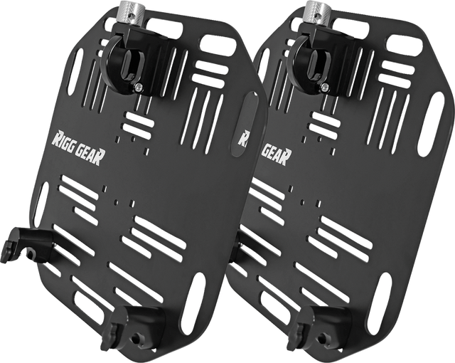 NELSON RIGG Flatbar Saddlebag Plates - RiggGear - Quick Release RG-QRP-FB