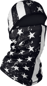 ZAN HEADGEAR SportFlex? Convertible Balaclava - Black and White - Flag WBSF091