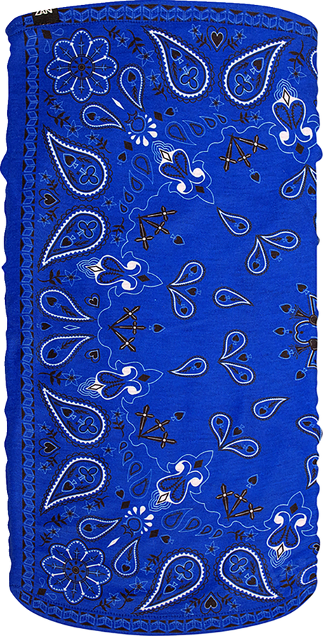 ZAN HEADGEAR Motley Tube? Fleece Lined - Blue Paisley TF111