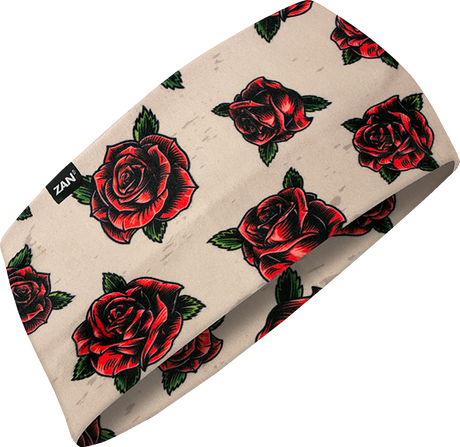 ZAN HEADGEAR SportFlex? Headband - Tattoo Roses HBL207