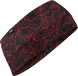 ZAN HEADGEAR SportFlex? Headband - Black and Red Roses HBL206