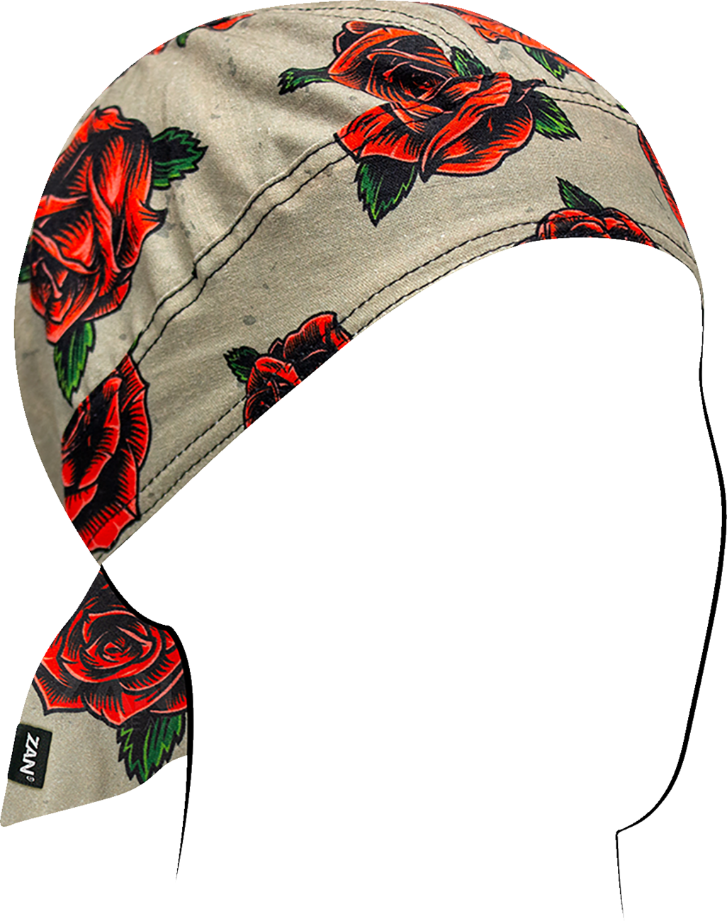 ZAN HEADGEAR Flydanna? Head Wrap - Tattoo Roses Z207
