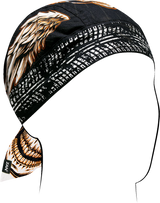 ZAN HEADGEAR Flydanna? Head Wrap - Flaming Skull Z312