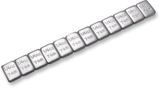 MOTION PRO Wheel Weights - Adhesive Stick-On - Silver - 1/4 oz - 360 Pack 08-0452