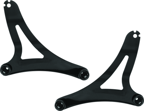 Kuryakyn Fixed Mounts Multi-Purpose Driver & Passenger Backrest 14-22 Indian Models Black - Cycle City Outdoors