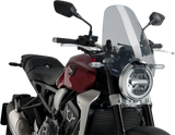 Puig Hi-Tech Parts 0336H Custom II Windshield - Smoke - X11 | Street