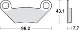 SBS Sintered Brake Pads - 899SI (Polaris Sportsman 570 / Sportsman 550 / Sportsman 850 HO XP 2009–2019)
