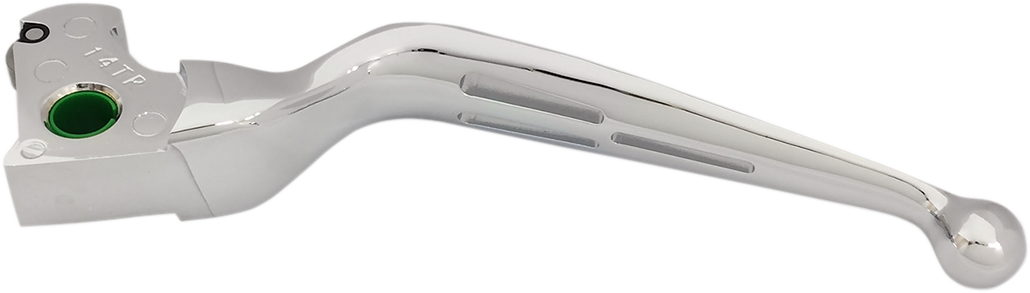 DRAG SPECIALTIES Clutch Lever - Wide Blade - Slotted - Chrome H07-0606-C - Cycle City Outdoors