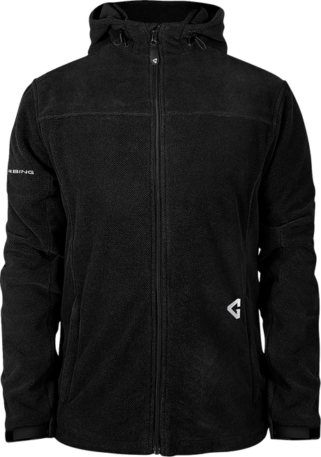 GERBING HEATED CLOTHING 7V Thermite Fleece Heated Jacket 2.0 - Black - Medium GER-TFJKT-7V-M-B-M