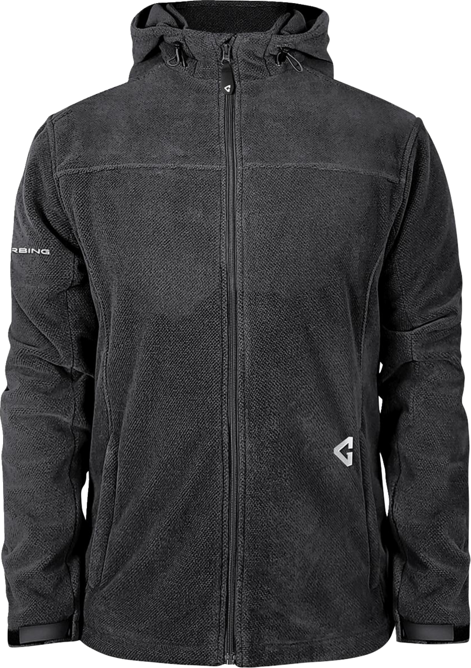 GERBING HEATED CLOTHING 7V Thermite Fleece Heated Jacket 2.0 - Gray - Medium GER-TFJKT-7V-M-G-M