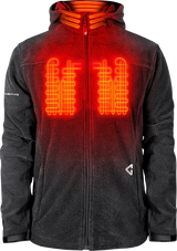 GERBING HEATED CLOTHING 7V Thermite Fleece Heated Jacket 2.0 - Gray - Medium GER-TFJKT-7V-M-G-M