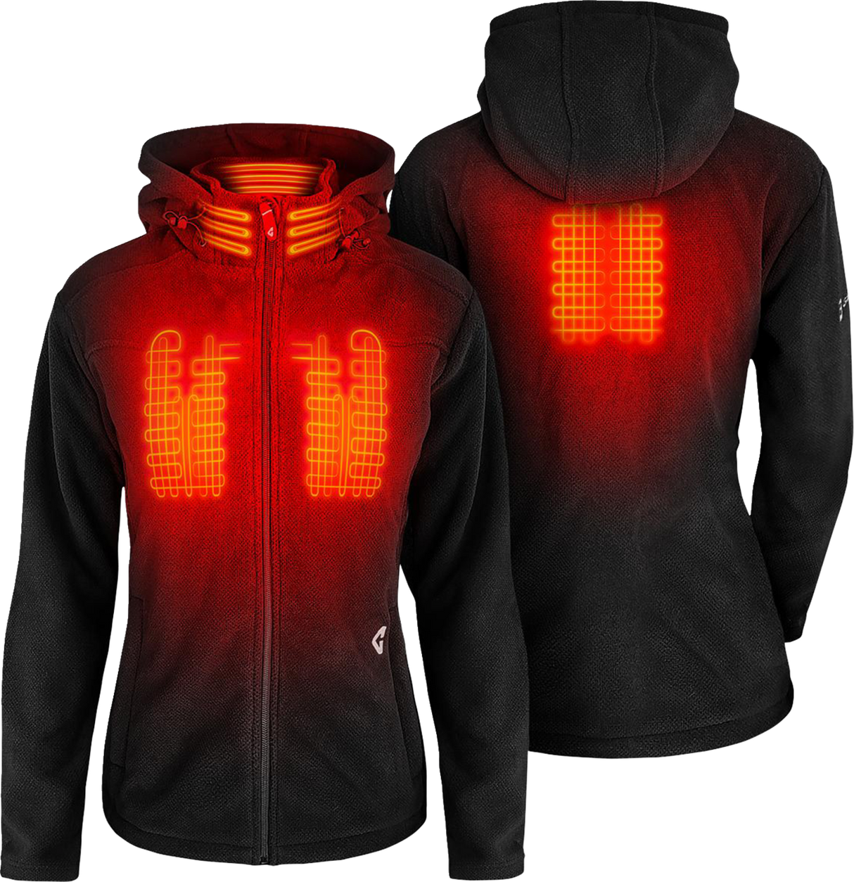 GERBING HEATED CLOTHING Women's 7V Thermite Fleece Heated Jacket 2.0 - Black - XS GER-TFJKT-7V-W-B-XS