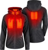 GERBING HEATED CLOTHING Women's 7V Thermite Fleece Heated Jacket 2.0 - Gray - XL GER-TFJKT-7V-W-G-XL