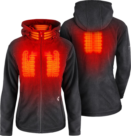 GERBING HEATED CLOTHING Women's 7V Thermite Fleece Heated Jacket 2.0 - Gray - XL GER-TFJKT-7V-W-G-XL