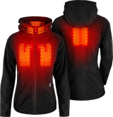 GERBING HEATED CLOTHING Women's 7V Thermite Fleece Heated Jacket 2.0 - Black - Large GER-TFJKT-7V-W-B-L