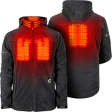 GERBING HEATED CLOTHING 7V Thermite Fleece Heated Jacket 2.0 - Gray - XL GER-TFJKT-7V-M-G-XL
