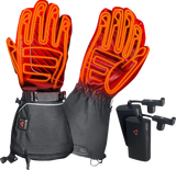 GERBING HEATED CLOTHING Women's 7 V Atlas Ultra-Flex Battery Heated Gloves - Black - XL GER-AFGV-7V-W-XL
