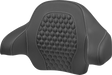 SADDLEMEN Tour Pack Backrest Pad - Honeycomb - Silver Stitching - FLH/FLT '14-'24 814-07-15105
