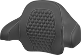 SADDLEMEN Tour Pack Backrest Pad - Honeycomb - Silver Stitching - FLH/FLT '14-'24 814-07-15105