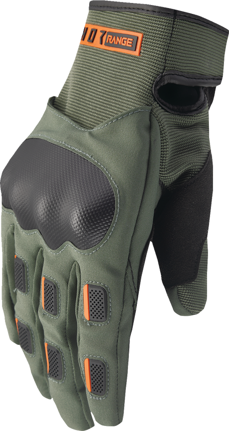 THOR Range Gloves - Army/Orange - XL 3330-8267