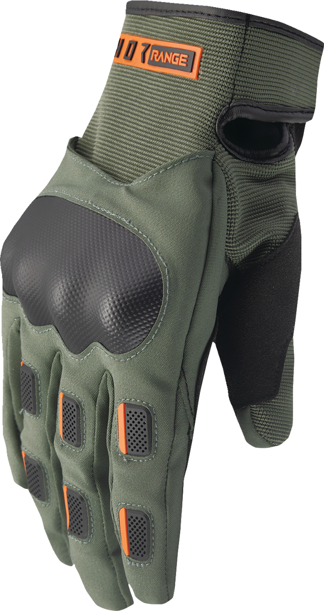 THOR Range Gloves - Army/Orange - 3XL 3330-8269