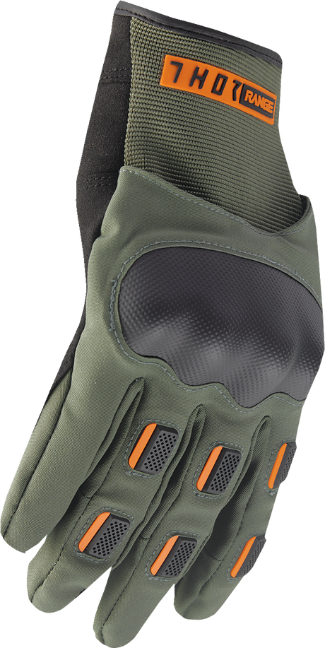 THOR Range Gloves - Army/Orange - XL 3330-8267