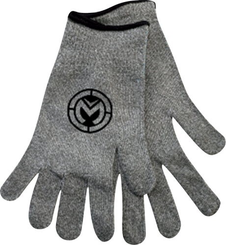 MOOSE OFFROAD Moose Full Finger Glove Liners - Heather Gray - Large 3330-8357