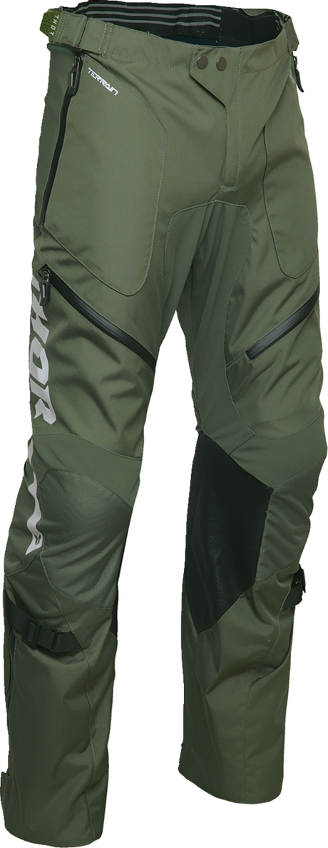 THOR Terrain Over-the-Boot Pants - Army/Charcoal - US 36 2901-12153