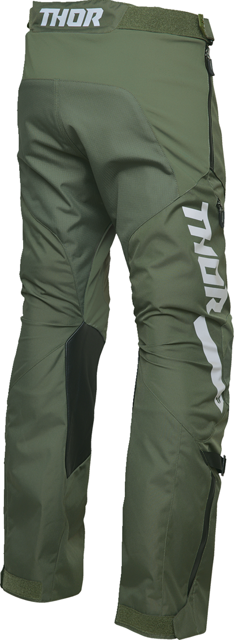 THOR Terrain Over-the-Boot Pants - Army/Charcoal - US 32 2901-12151