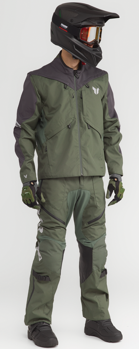 THOR Terrain Over-the-Boot Pants - Army/Charcoal - US 34 2901-12152