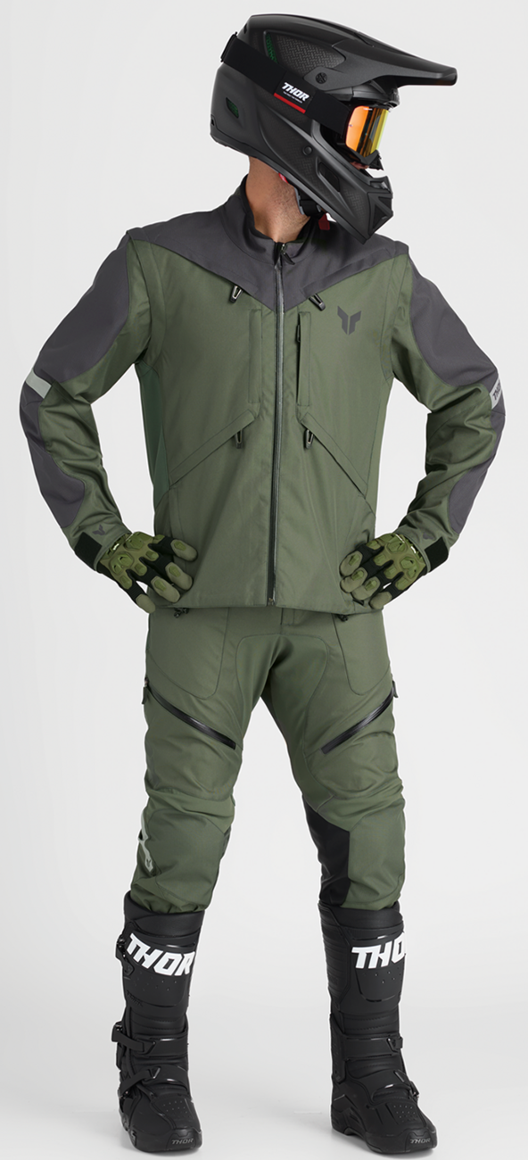 THOR Terrain In-the-Boot Pants - Army/Charcoal - US 44 2901-12190