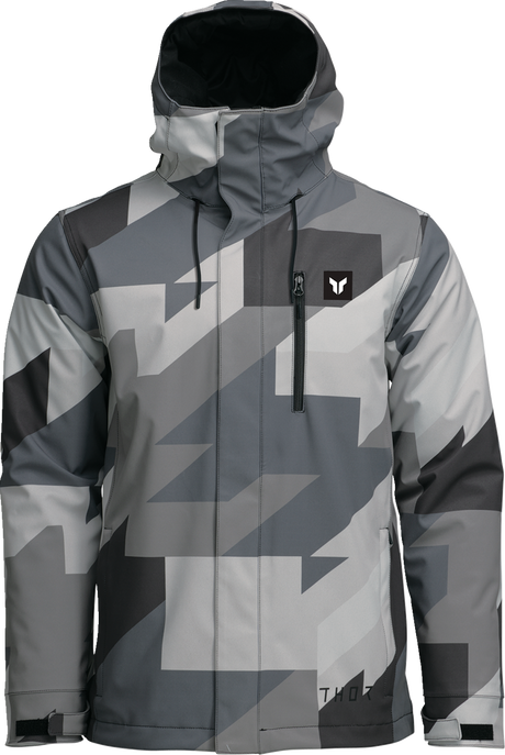 THOR Brave Tour Jacket - Gray/Black Camo - XL 2920-0864