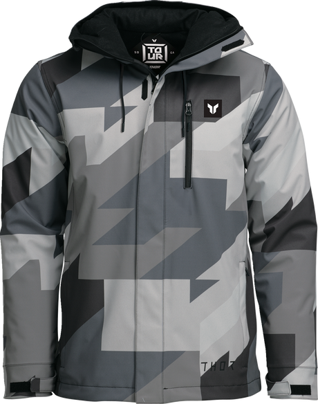 THOR Brave Tour Jacket - Gray/Black Camo - Large 2920-0863