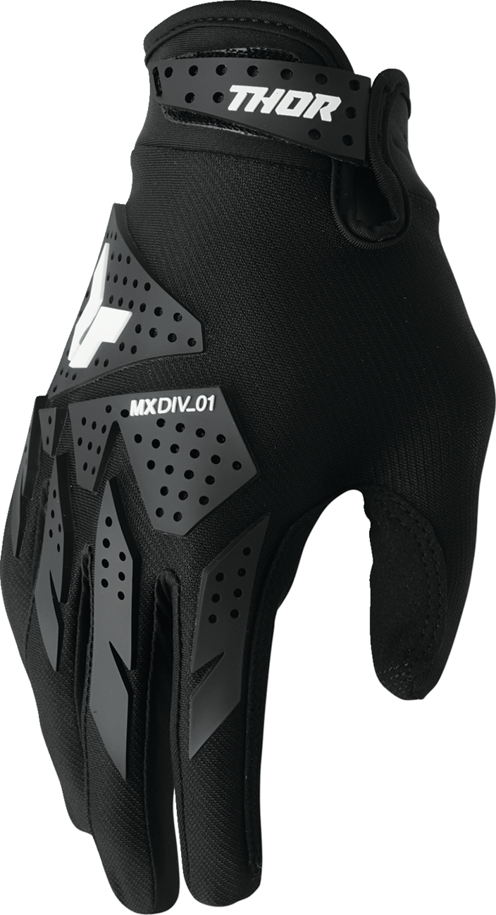 THOR LAUNCHMODE XP Gloves - Black - Large 3330-8148