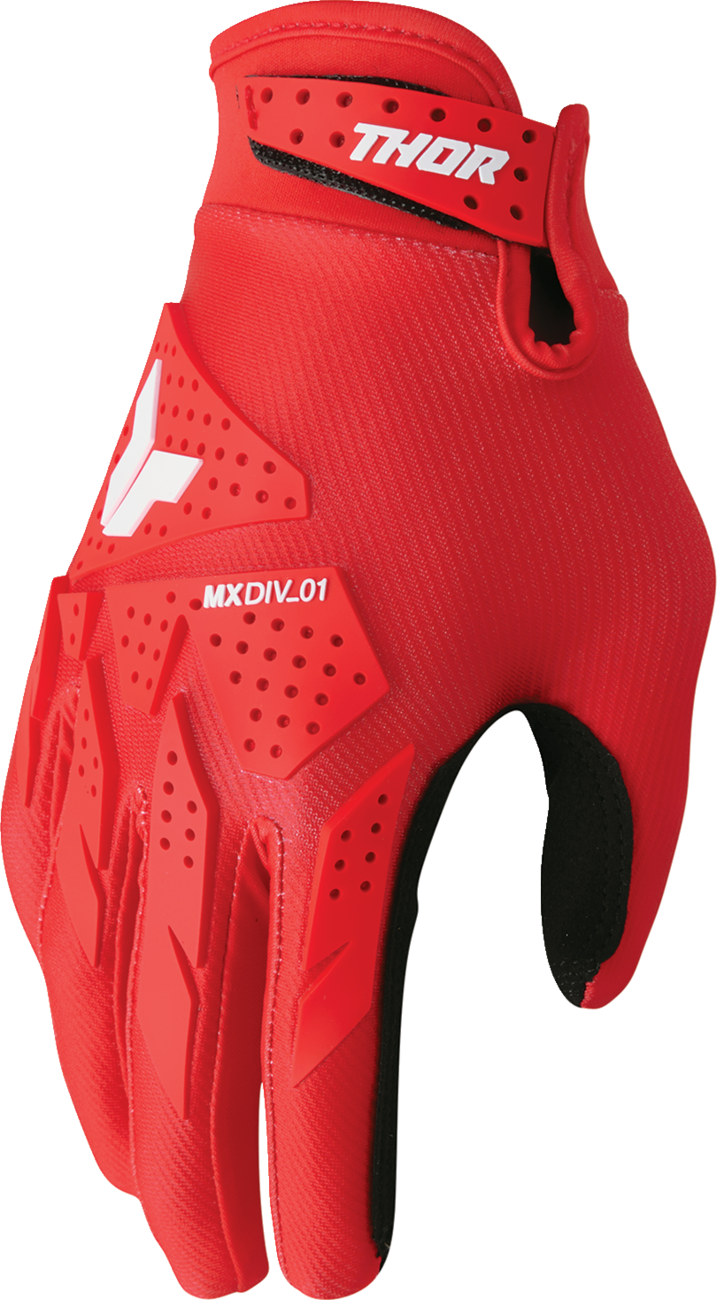 THOR LAUNCHMODE XP Gloves - Red - Small 3330-8162