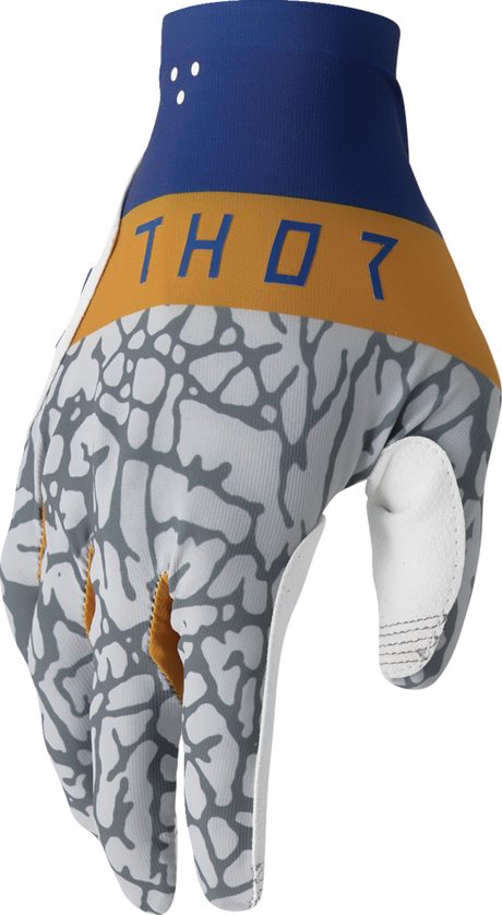 THOR SPORTMODE Bravo Gloves - Navy/Copper - Large 3330-8239