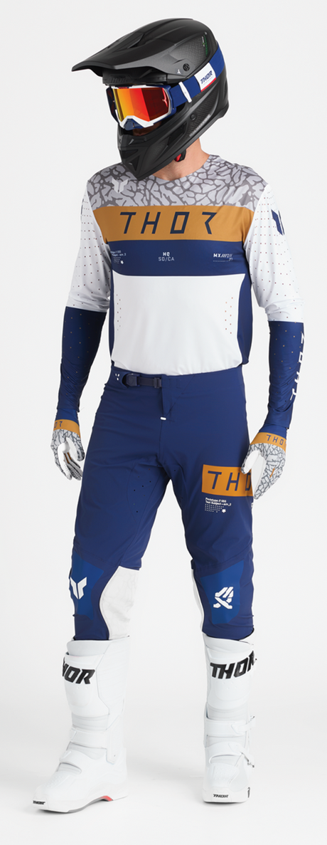 THOR SPORTMODE Bravo Gloves - Navy/Copper - Small 3330-8237