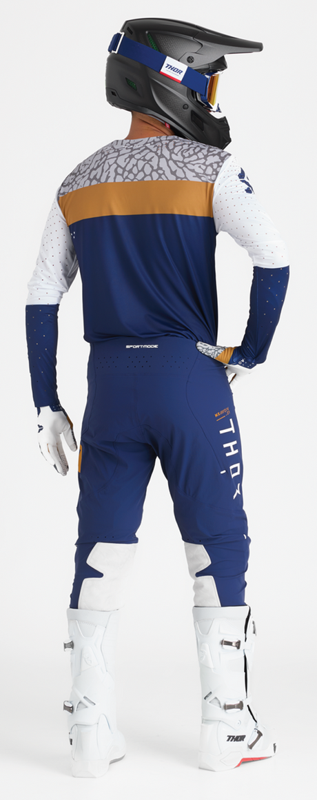 THOR SPORTMODE Bravo Gloves - Navy/Copper - XL 3330-8240