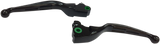 DRAG SPECIALTIES Brake Lever - Wide Blade - Slotted - Trike - Black H07-0606MB-B - Cycle City Outdoors