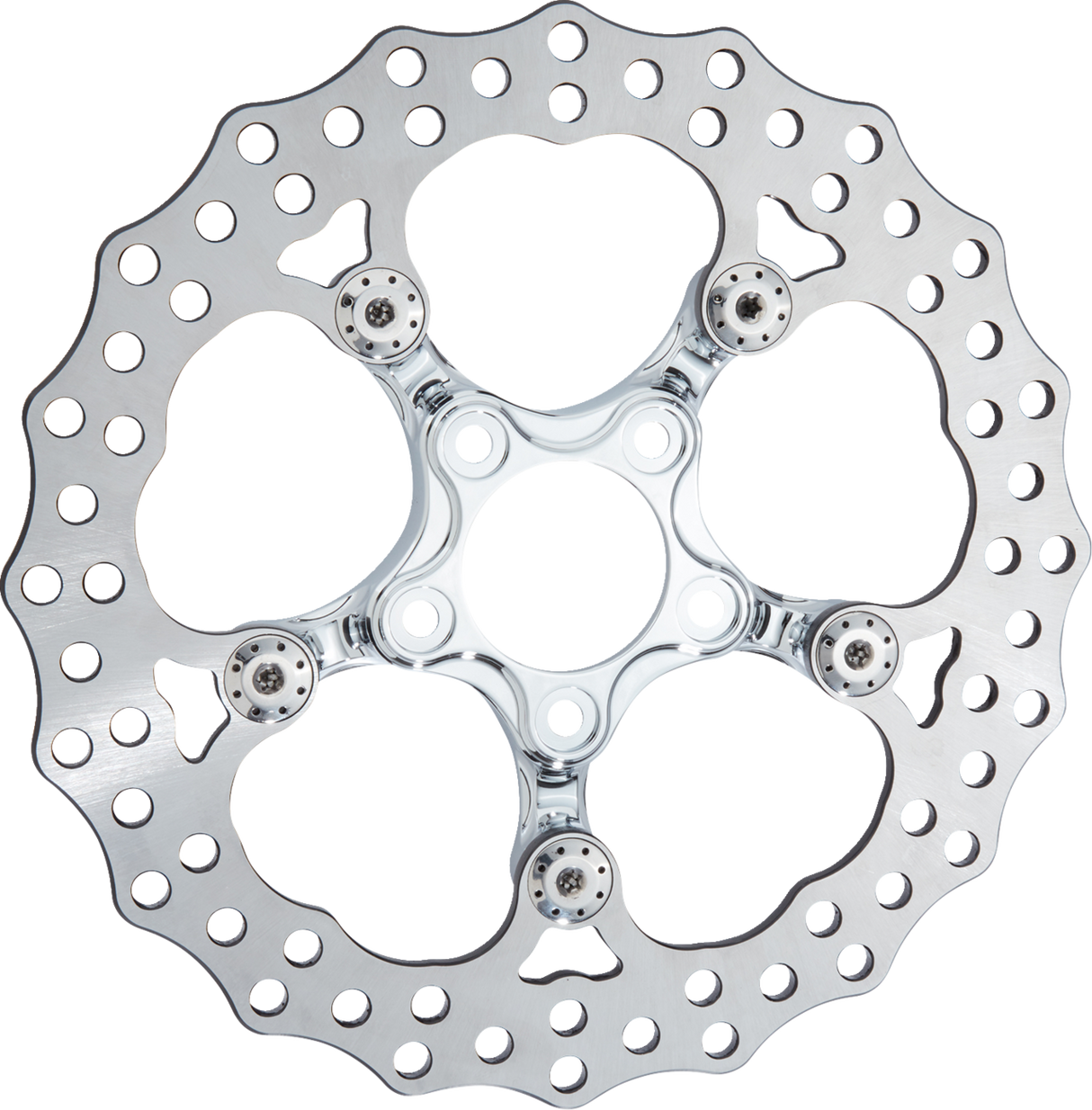 ARLEN NESS Spider Rotor - 12-9/32" - Chrome - Front 300-112
