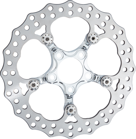 ARLEN NESS Spider Rotor - 12-9/32" - Chrome - Front 300-112