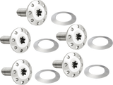 ARLEN NESS Bolt Kit - Holeshot/Front/Floating/Brake Rotor - Spoke Mount - Polished - 5 Pack 300-920