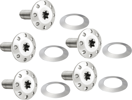 ARLEN NESS Bolt Kit - Holeshot/Front/Floating/Brake Rotor - Spoke Mount - Polished - 5 Pack 300-920