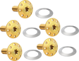 ARLEN NESS Bolt Kit - Holeshot/Front/Floating/Brake Rotor - Spoke Mount - Gold - 5 Pack 300-922