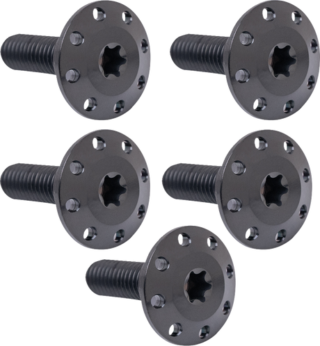 ARLEN NESS Bolt Kit - Holeshot/Front/Floating/Brake Rotor - Spoke Mount - Black - 5 Pack 300-921