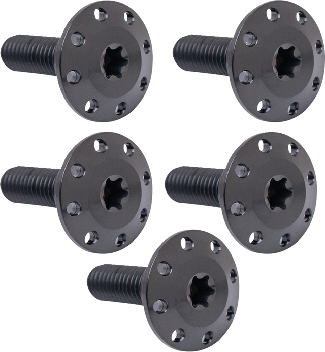 ARLEN NESS Bolt Kit - Holeshot/Front/Floating/Brake Rotor - Spoke Mount - Black - 5 Pack 300-921