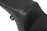 DRAG SPECIALTIES SEATS Predator 2-Up Seat - Solar Leather - Smooth - w/o Backrest - FL '97-'07 4695E