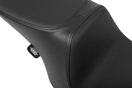 DRAG SPECIALTIES SEATS Predator 2-Up Seat - Solar Leather - Smooth - w/o Backrest - FL '97-'07 4695E